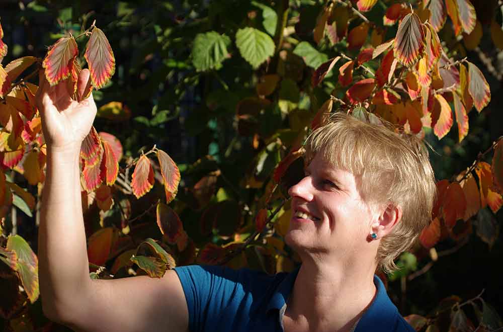 Barbara in der Natur